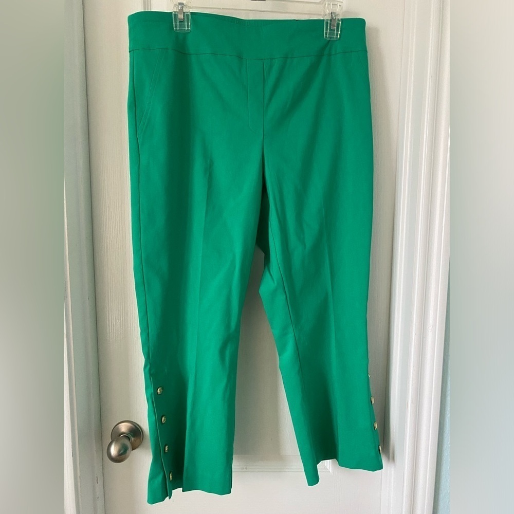 Women’s counterparts super stretch green pants size-Large
